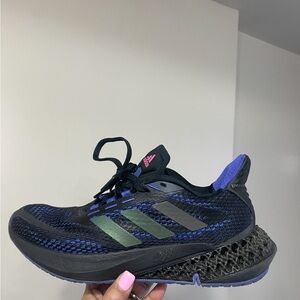 Adidas  Black & Purple Running Sneakers